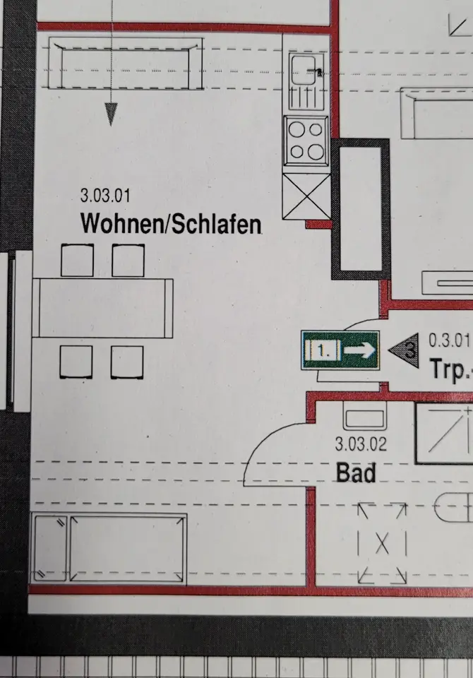 Studio mit 35 m² in Ibbenbüren – Bild 4
