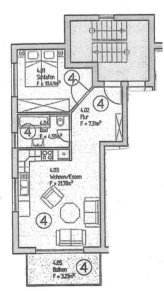 2 Zimmer Wohnung mit 49 m² in Karlsruhe – Bild 8