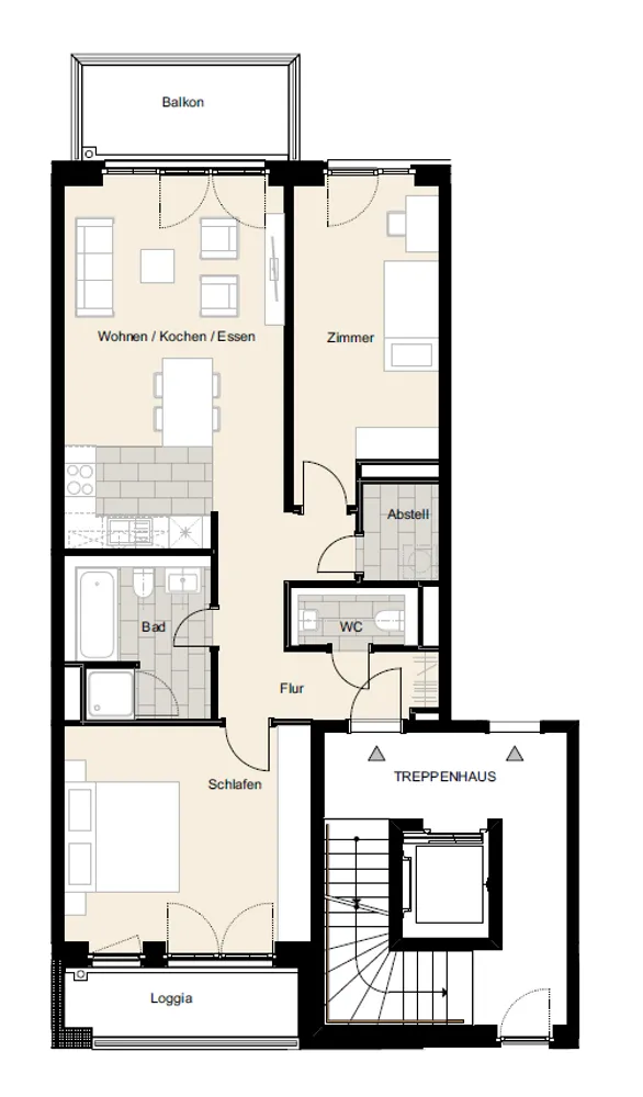 3 Zimmer Wohnung mit 86 m² in Hamburg – Bild 7