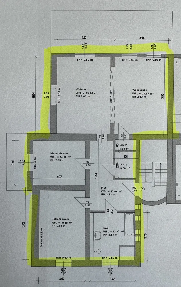 3 Zimmer Wohnung mit 115 m² in Merseburg – Bild 9