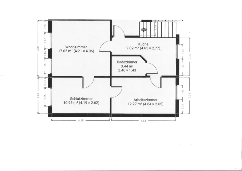 3 Zimmer Wohnung mit 53 m² in Bitterfeld-Wolfen – Bild 9