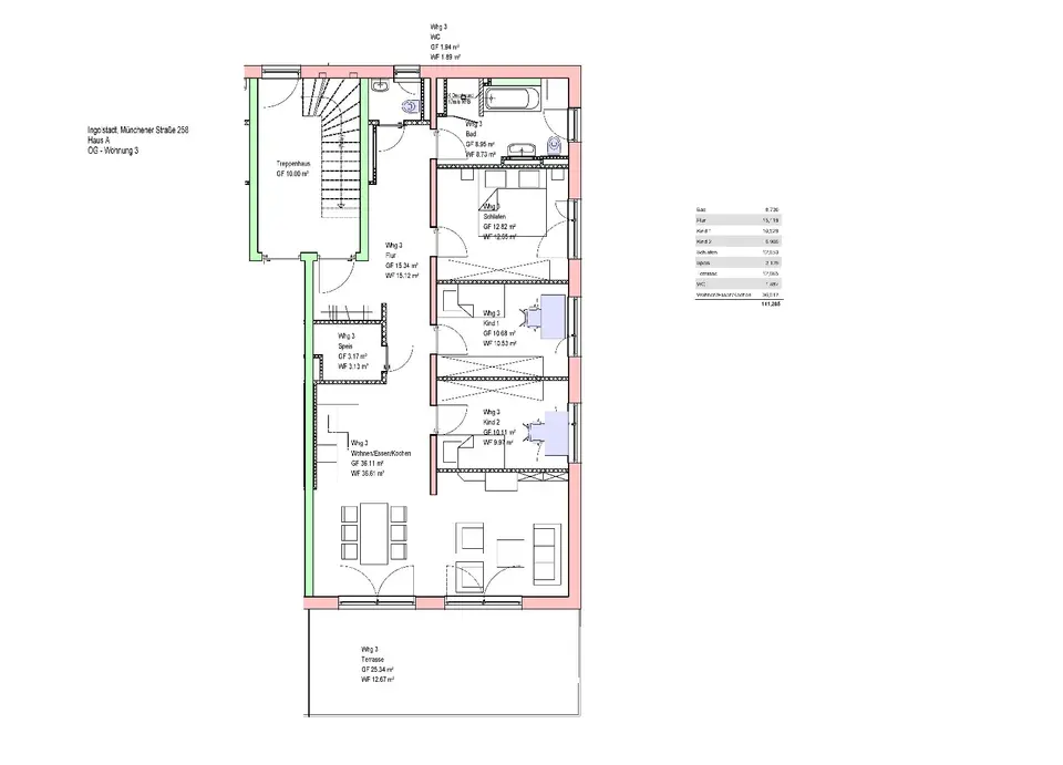 4 Zimmer Wohnung mit 111 m² in Ingolstadt – Bild 5