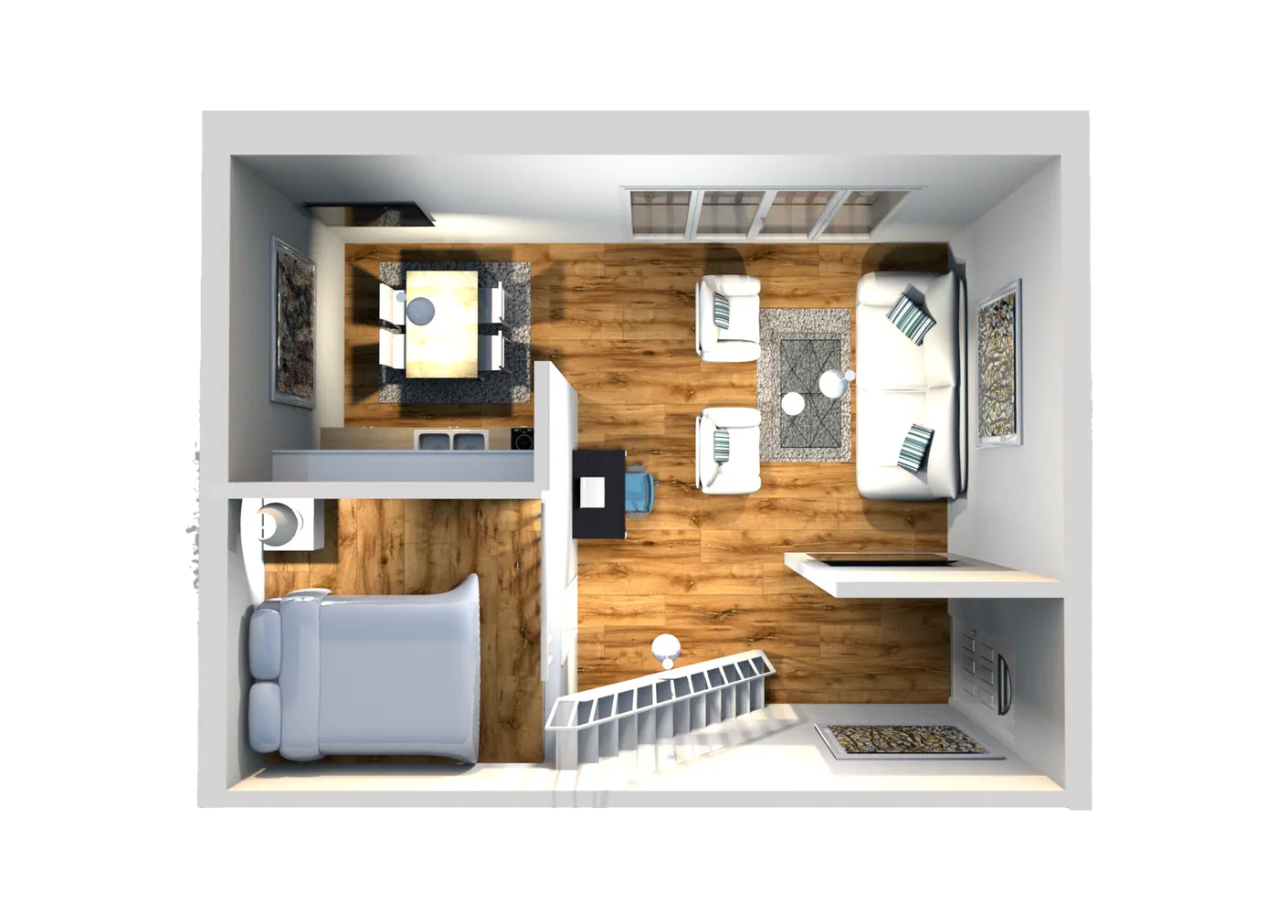 1 room apartment with 34 m² in Berlin – Photo 4