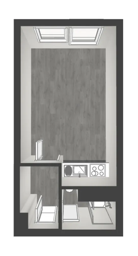 1 Zimmer Wohnung mit 22 m² in Halle (Saale) – Bild 8