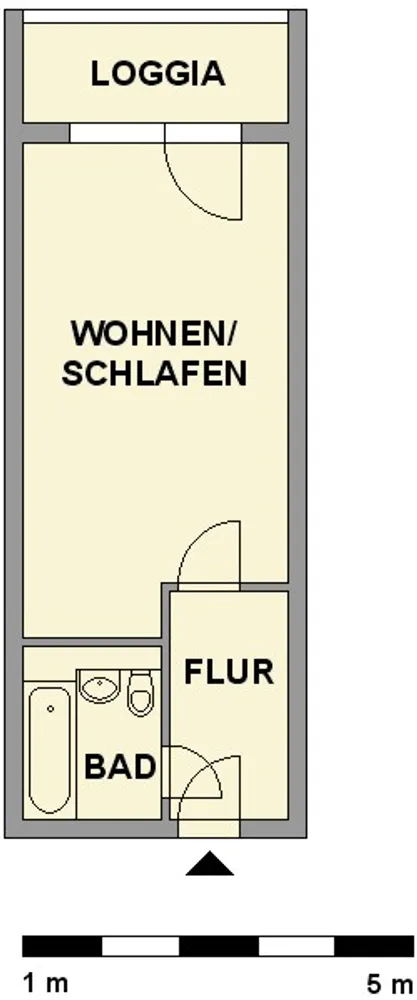 1 Zimmer Wohnung mit 30 m² in Chemnitz – Bild 3