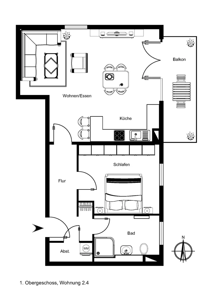 2 Zimmer Wohnung mit 61 m² in Lübeck – Bild 9