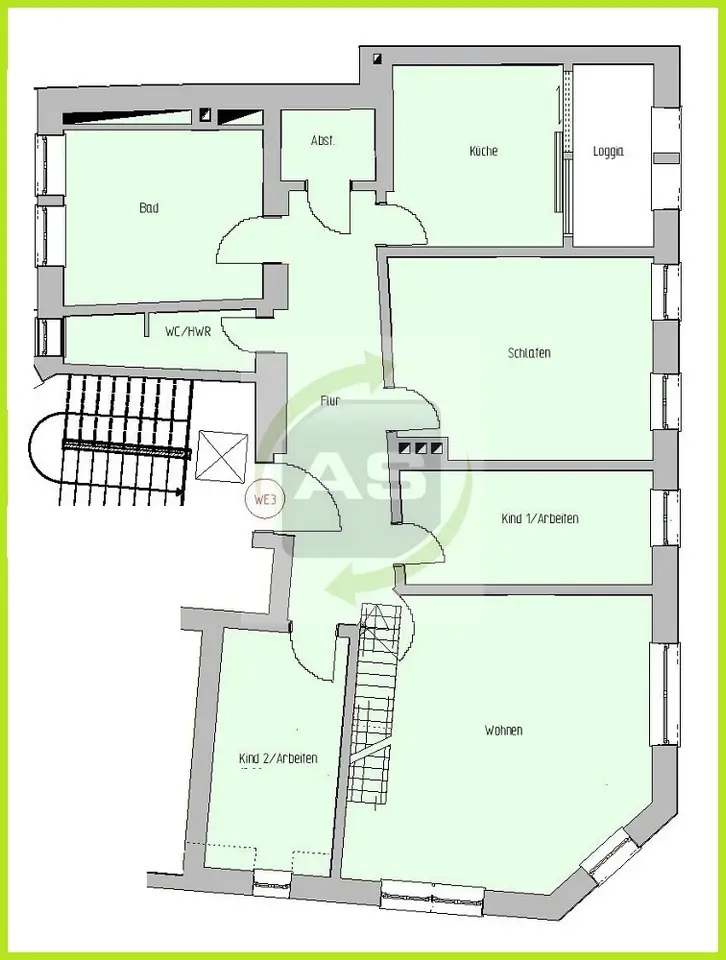 5 Zimmer Wohnung mit 176 m² in Zwickau – Bild 3