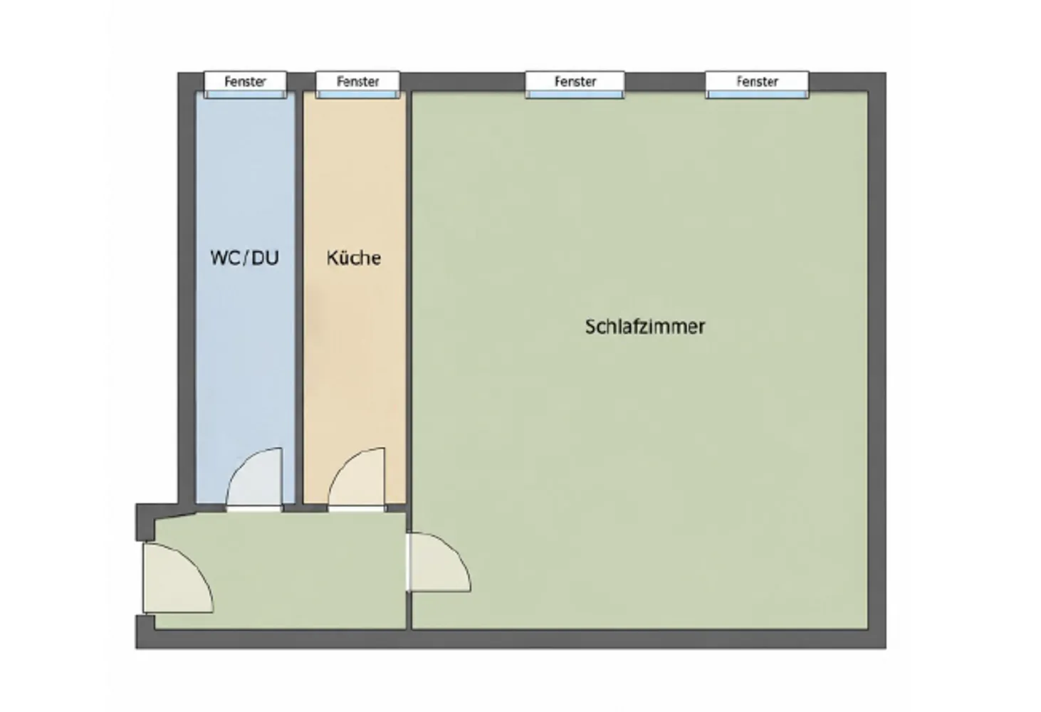 1 Zimmer Wohnung mit 31 m² in Berlin – Bild 2