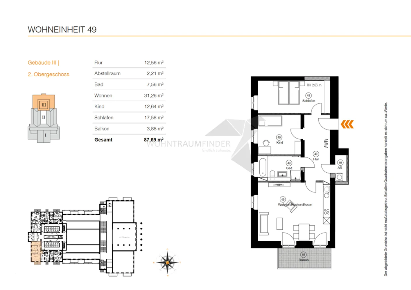 3 Zimmer Wohnung mit 88 m² in Chemnitz – Bild 2
