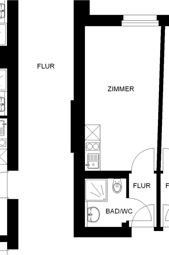1 Zimmer Wohnung mit 22 m² in Braunschweig – Bild 3