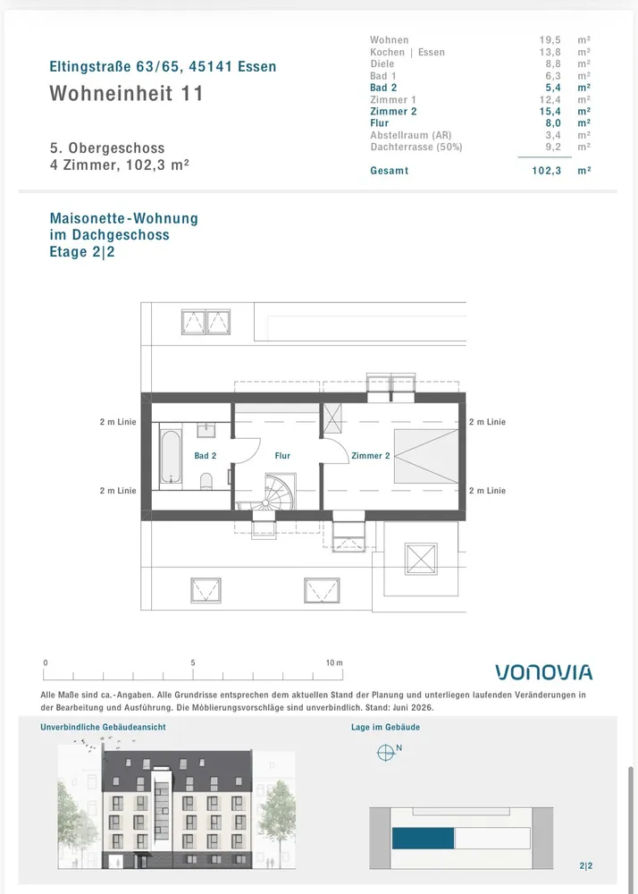 4 Zimmer Wohnung mit 102 m² in Essen – Bild 6