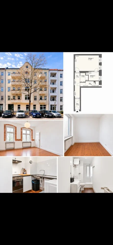2 room apartment with 50 m² in Berlin – Photo 1
