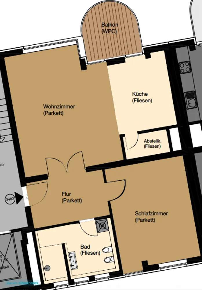 2 Zimmer Wohnung mit 82 m² in Köln – Bild 11