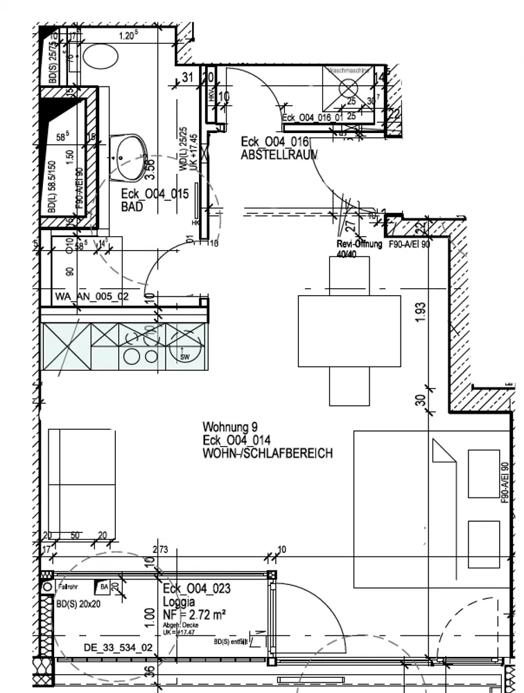 1 Zimmer Wohnung mit 35 m² in Karlsruhe – Bild 6