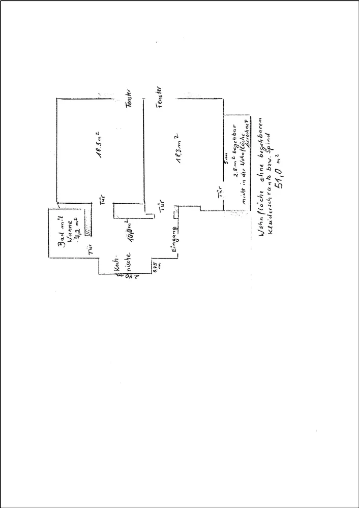 3 Zimmer Wohnung mit 51 m² in Aachen – Bild 11