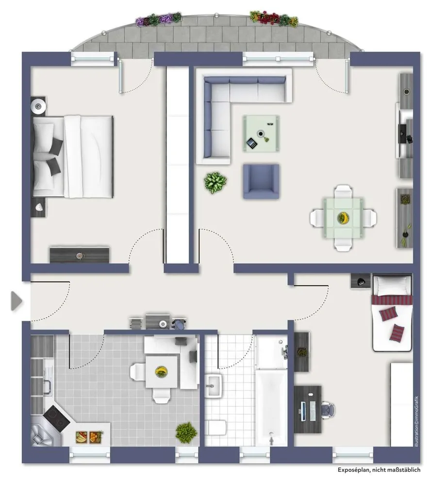 3 Zimmer Wohnung mit 97 m² in Augsburg – Bild 8