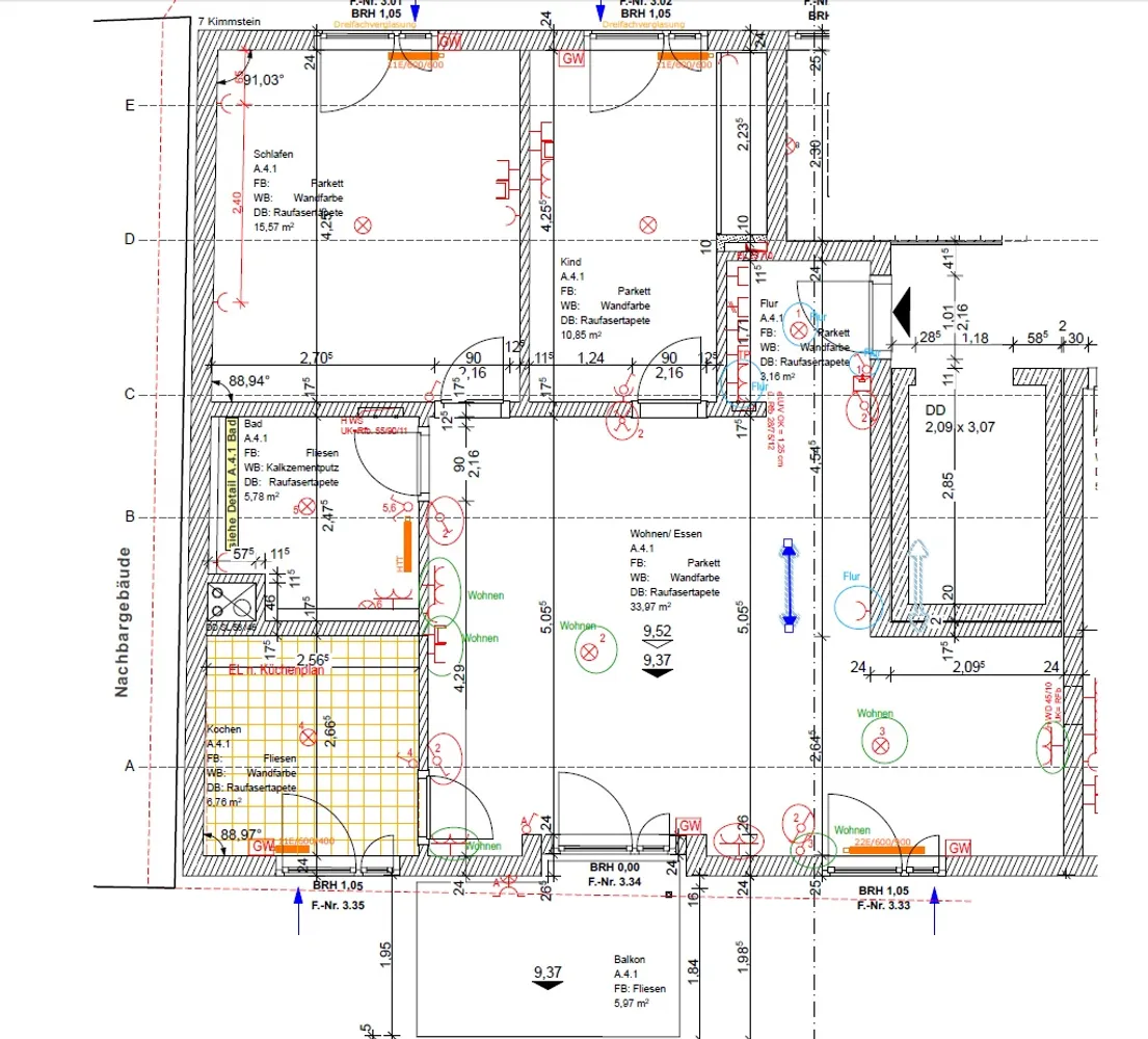 3 Zimmer Wohnung mit 80 m² in Nürnberg – Bild 3