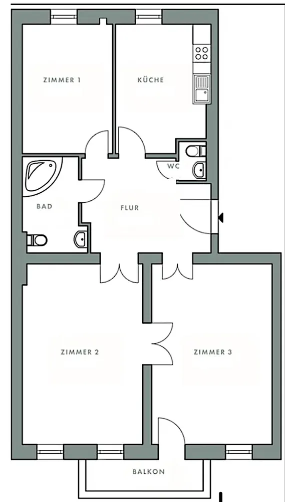 3 Zimmer Wohnung mit 95 m² in Berlin – Bild 10
