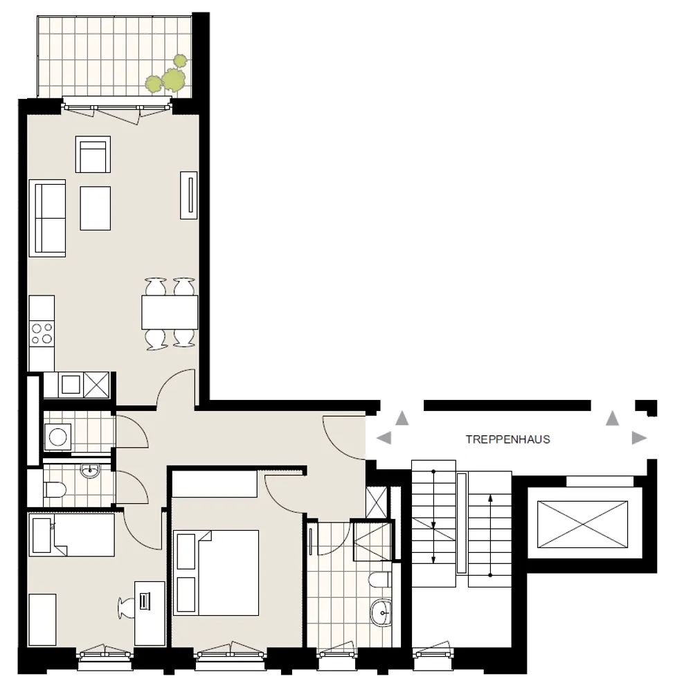 3 Zimmer Wohnung mit 75 m² in Hamburg – Bild 3