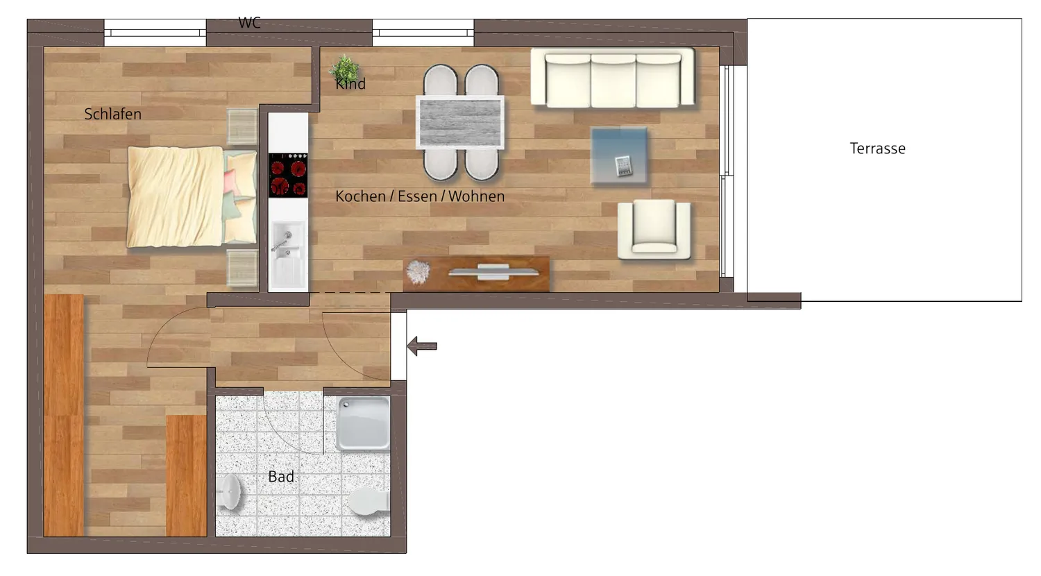 2 Zimmer Wohnung mit 54 m² in Mülheim an der Ruhr – Bild 5