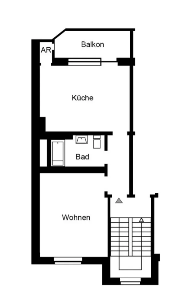 1 Zimmer Wohnung mit 43 m² in Düsseldorf – Bild 9