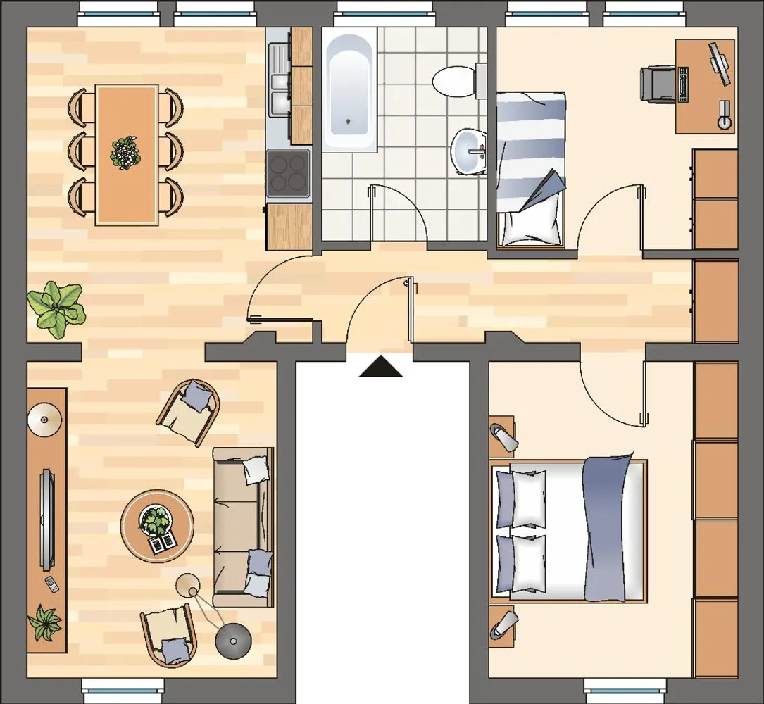 3 room apartment with 71 m² in Dortmund – Photo 2