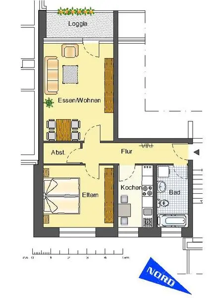2 Zimmer Wohnung mit 54 m² in Leverkusen – Bild 5