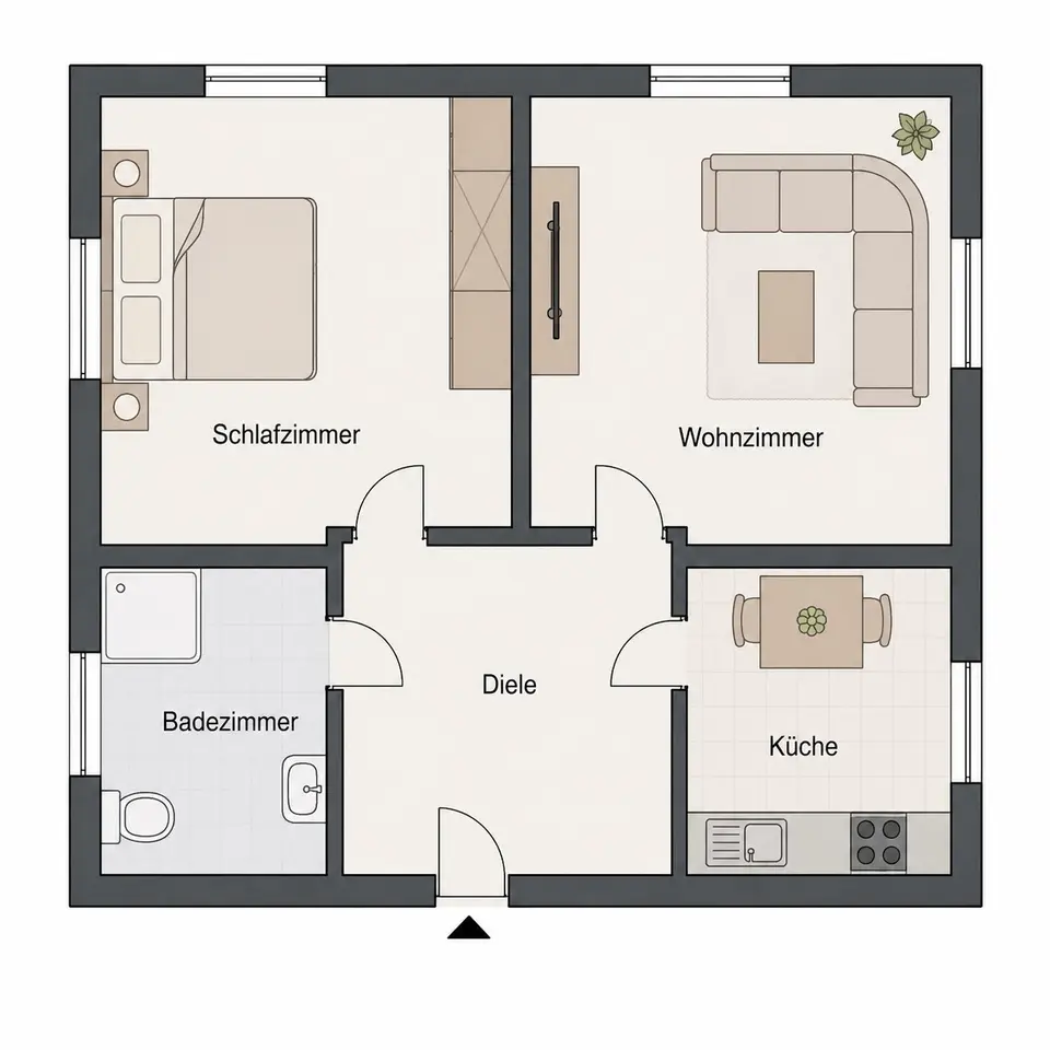 2 Zimmer Wohnung mit 50 m² in Velbert – Bild 9