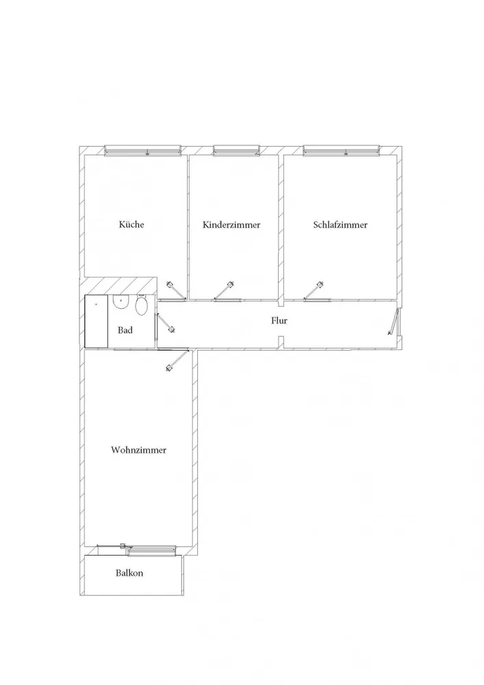 3 Zimmer Wohnung mit 76 m² in Leipzig – Bild 1