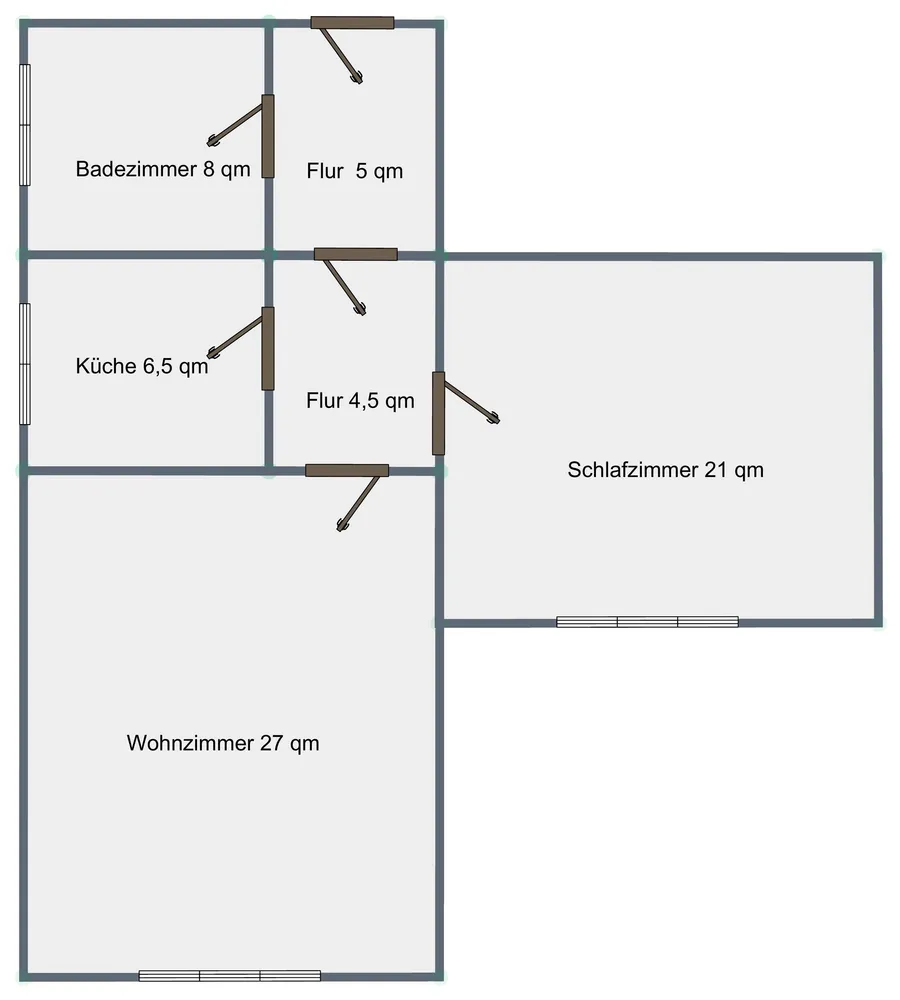 2 Zimmer Wohnung mit 70 m² in Neuss – Bild 2