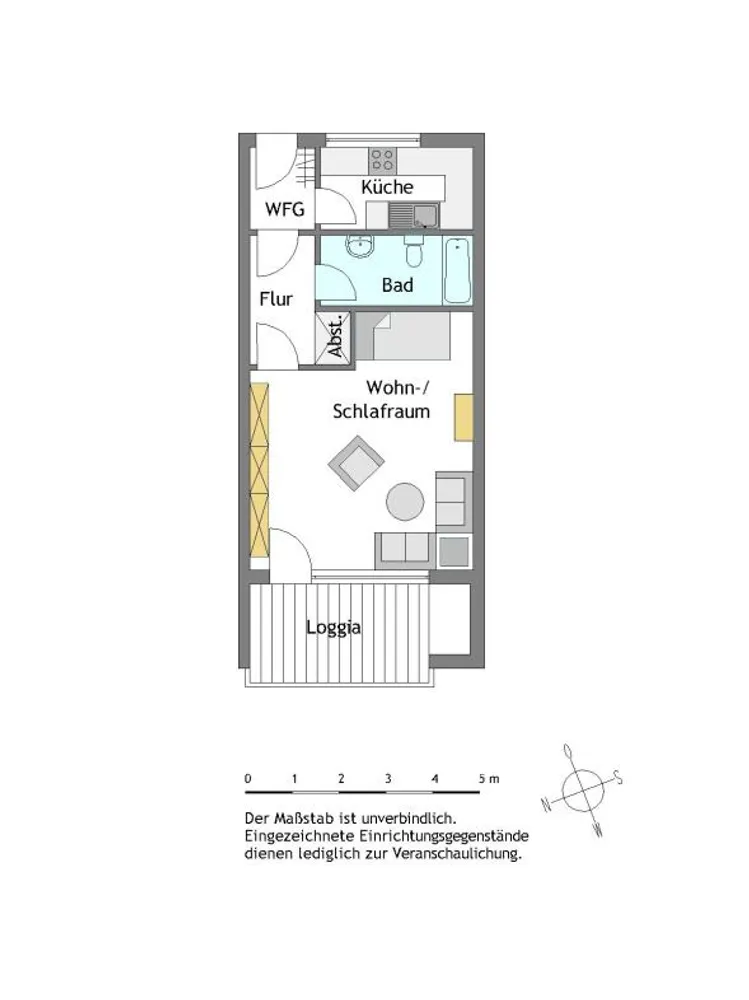 1 Zimmer Wohnung mit 43 m² in Mülheim an der Ruhr – Bild 8