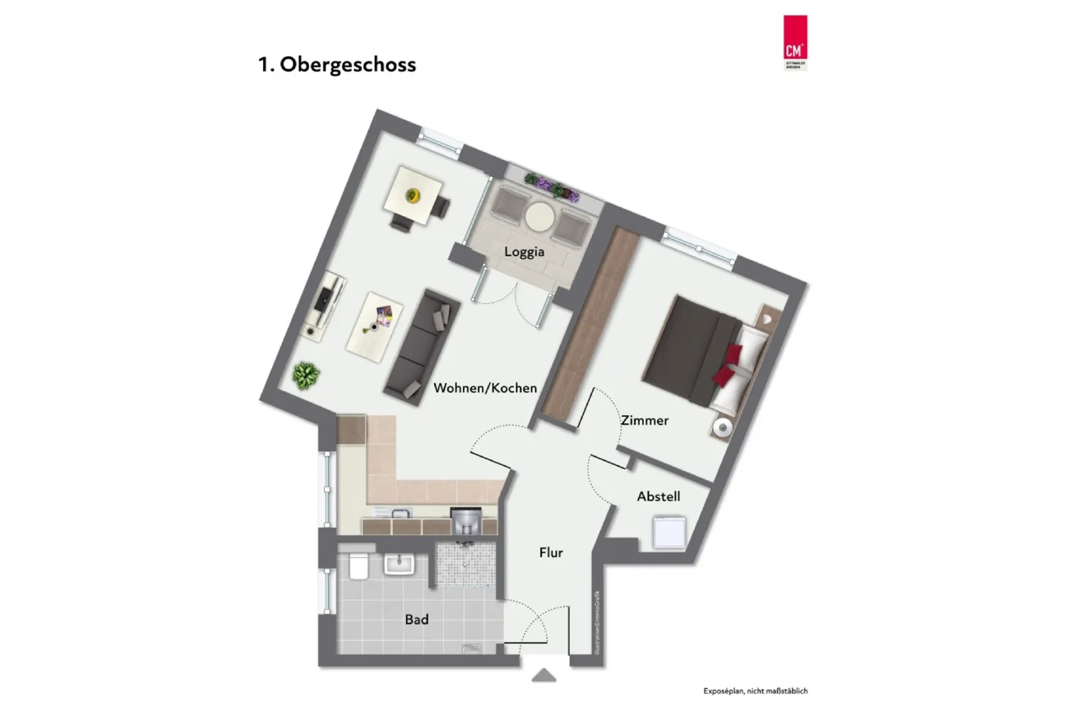 2 Zimmer Wohnung mit 58 m² in Dresden – Bild 7