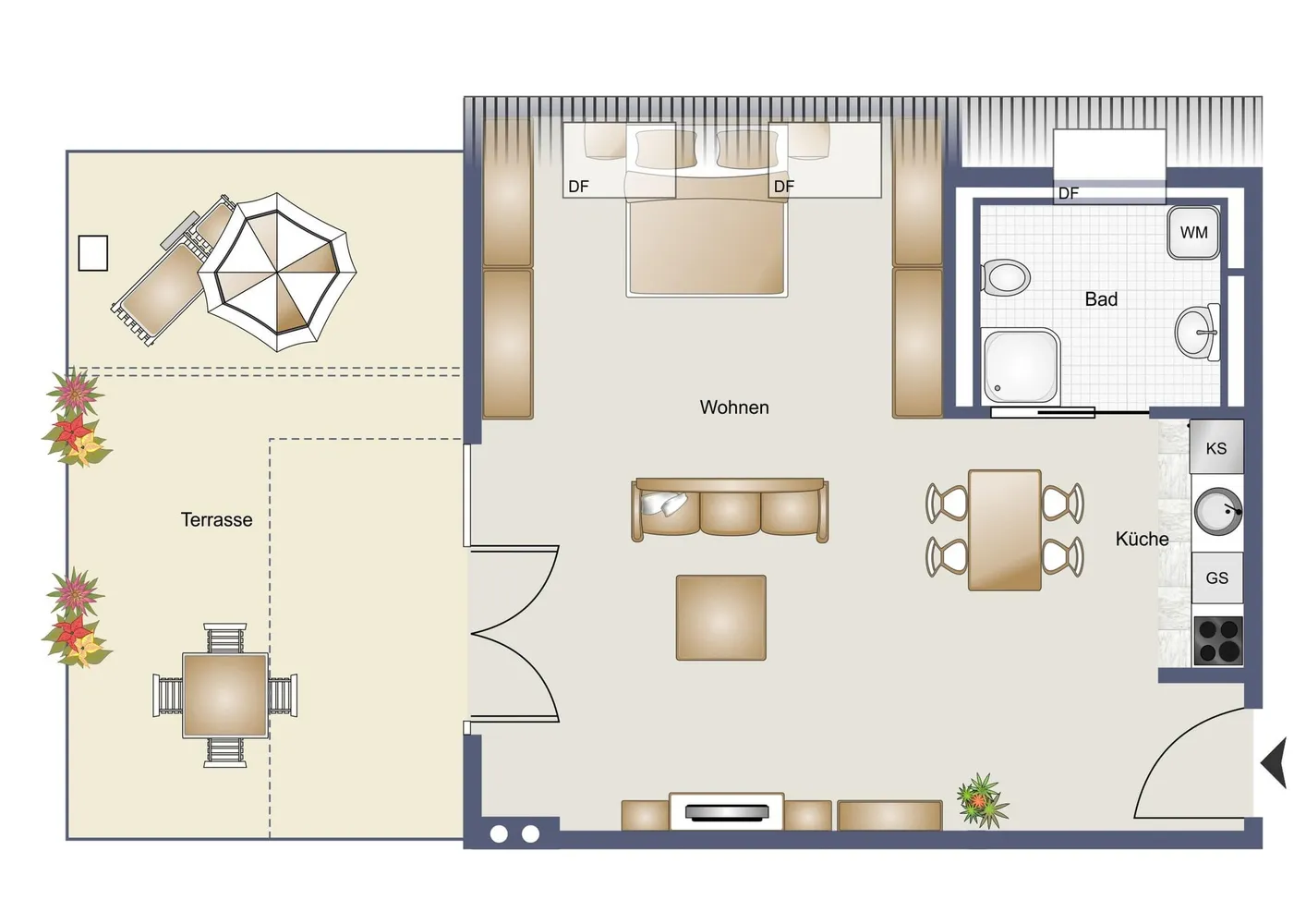 1 Zimmer Wohnung mit 52 m² in Stuttgart – Bild 11