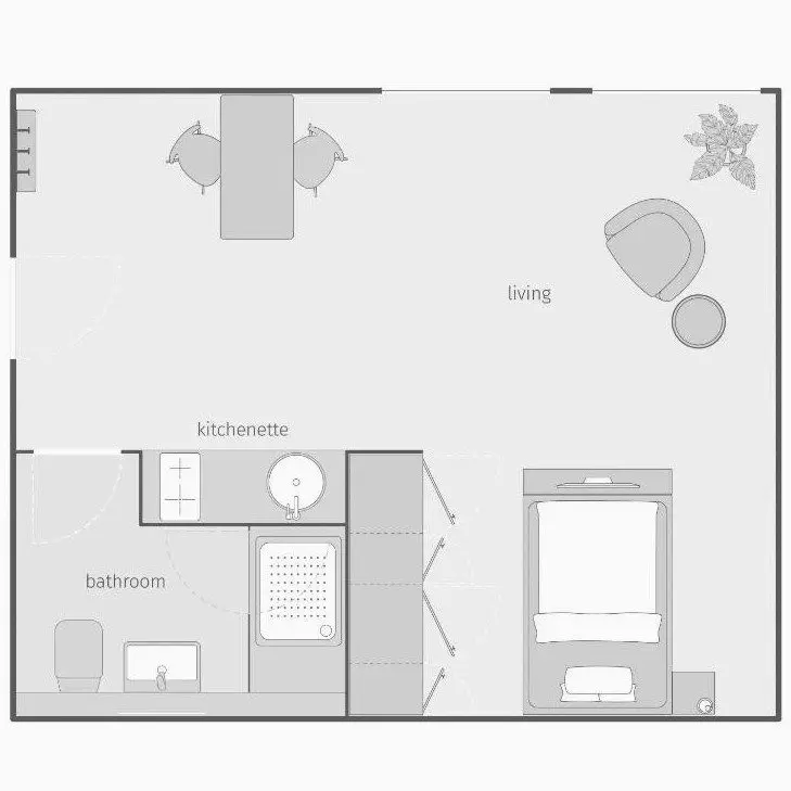 2 Zimmer Wohnung mit 30 m² in Hamburg – Bild 6