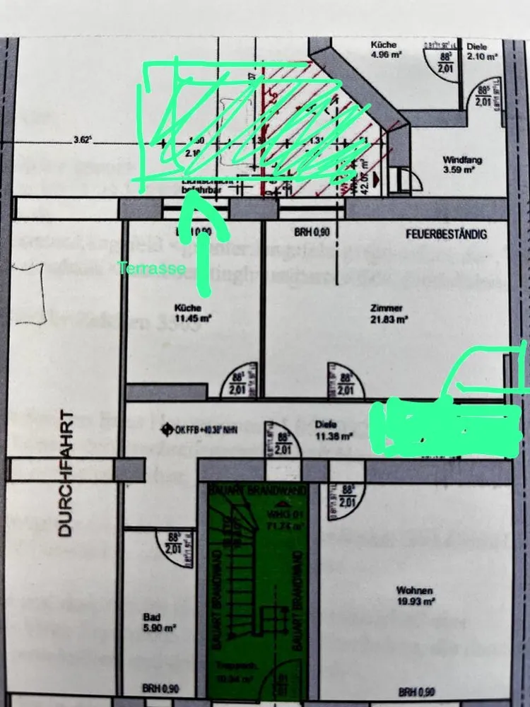 2 Zimmer Wohnung mit 70 m² in Düsseldorf – Bild 2