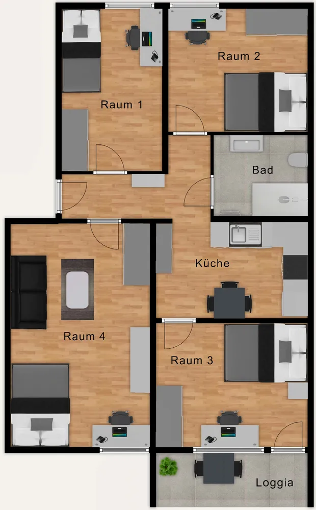 WG-Zimmer mit 16 m² in München – Bild 2