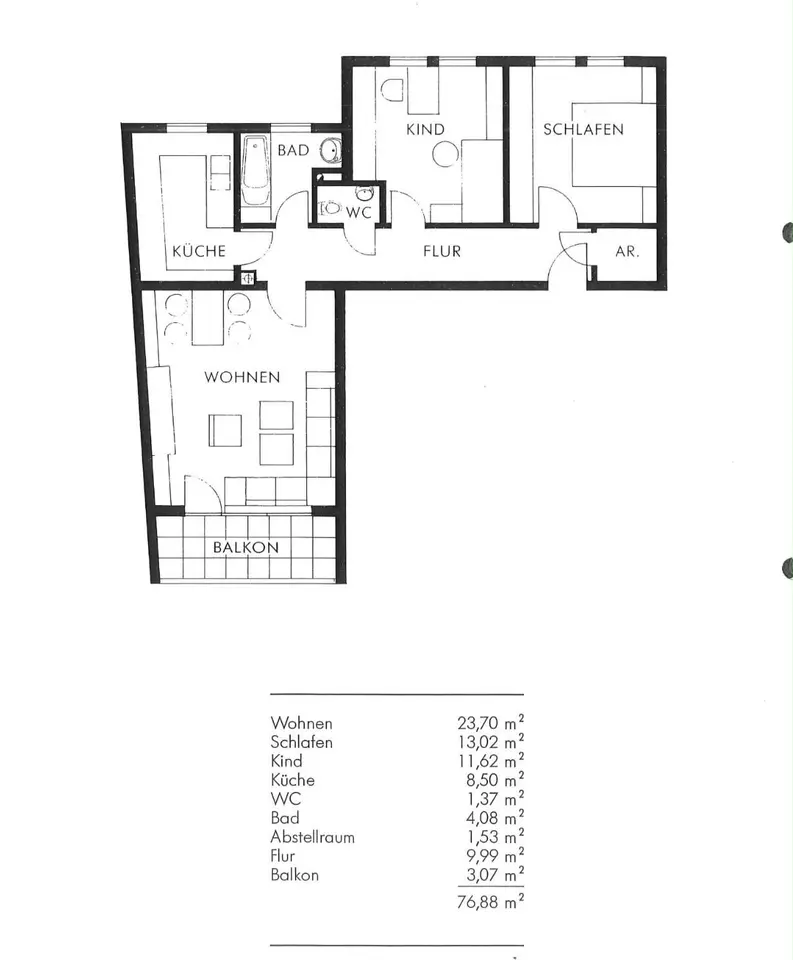 3 Zimmer Wohnung mit 77 m² in Fürth – Bild 5
