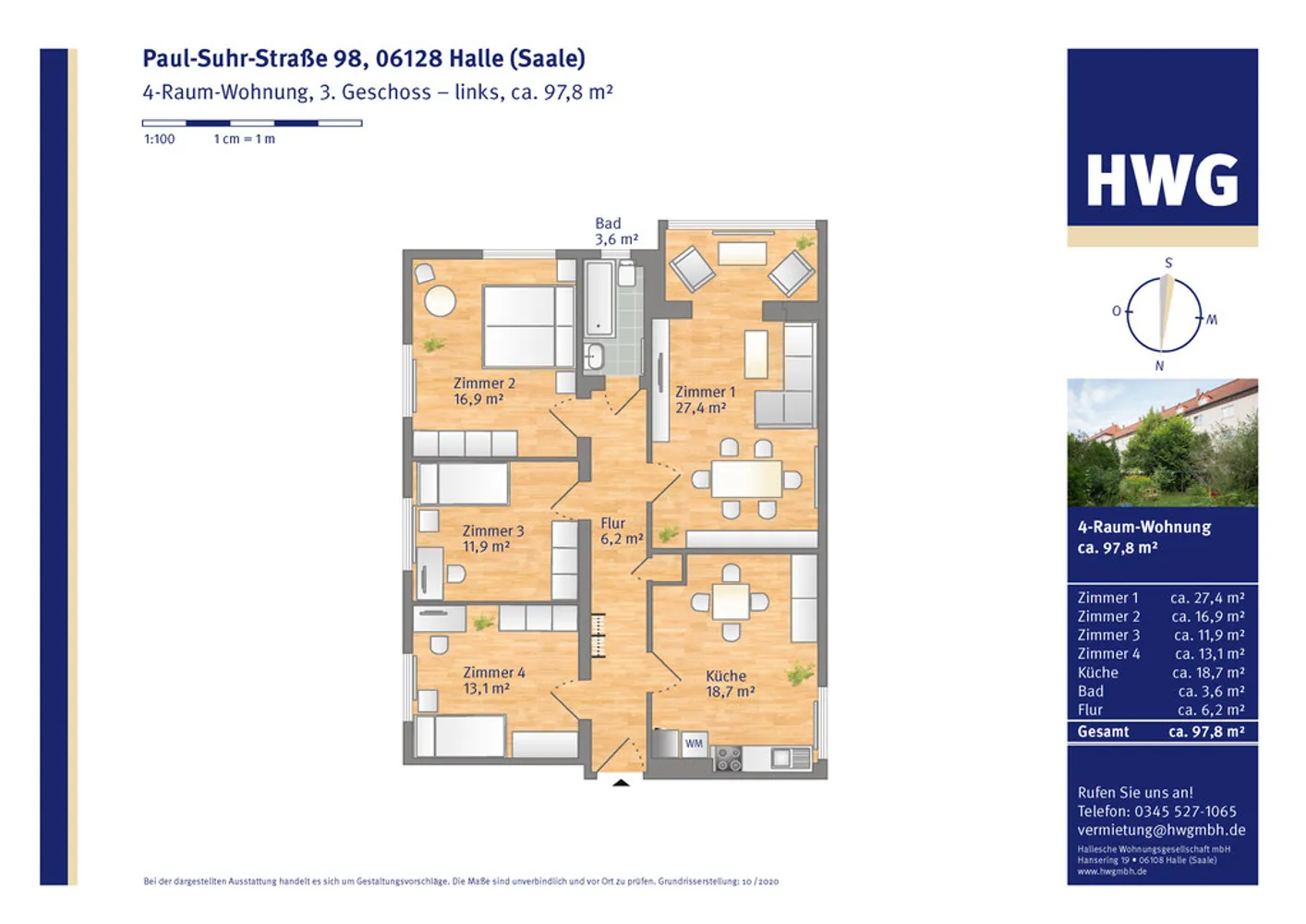 4 Zimmer Wohnung mit 101 m² in Halle (Saale) – Bild 4