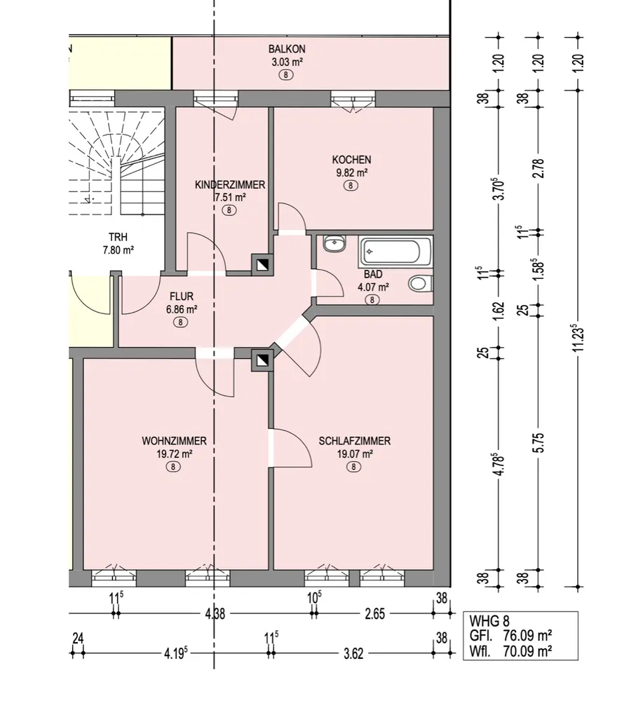 3 Zimmer Wohnung mit 70 m² in Nürnberg – Bild 6