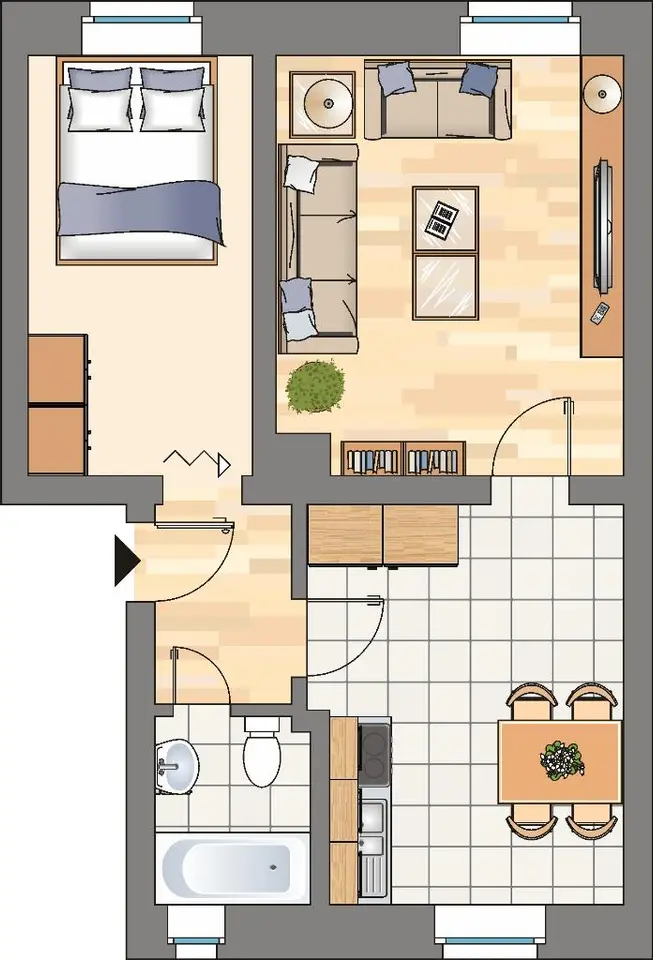 2 Zimmer Wohnung mit 40 m² in Bochum – Bild 5