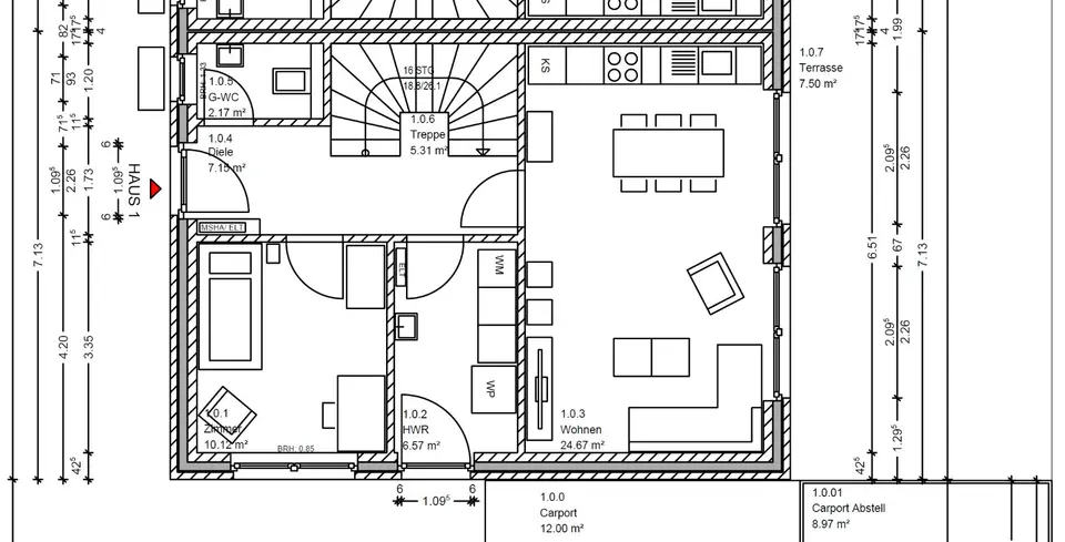 5 Zimmer Wohnung mit 100 m² in Papenburg – Bild 3