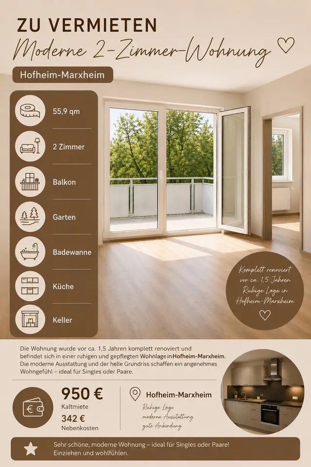 3 Zimmer Wohnung mit 65 m² in Wiesbaden – Bild 10
