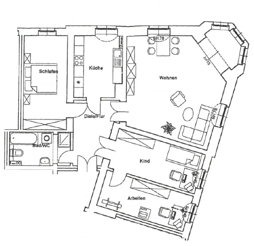 4 Zimmer Wohnung mit 104 m² in Dresden – Bild 2
