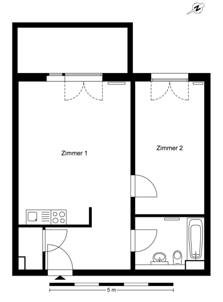 2 Zimmer Wohnung mit 58 m² in Berlin – Bild 2