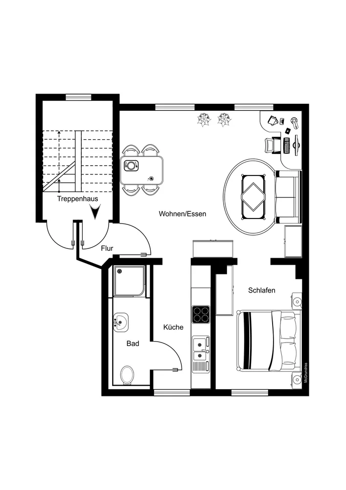 2 Zimmer Wohnung mit 40 m² in Wiesbaden – Bild 8