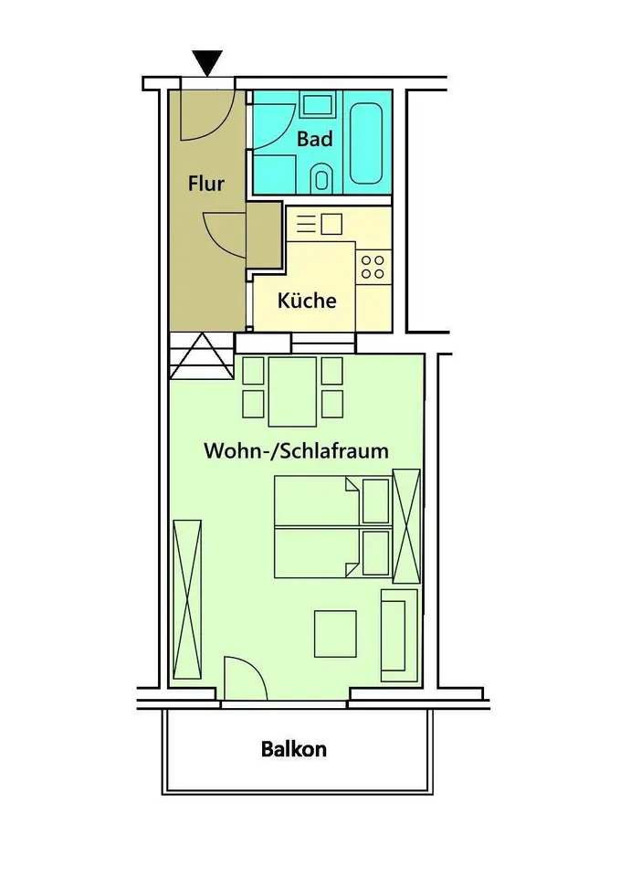 WG-Zimmer mit 45 m² in Rostock – Bild 8