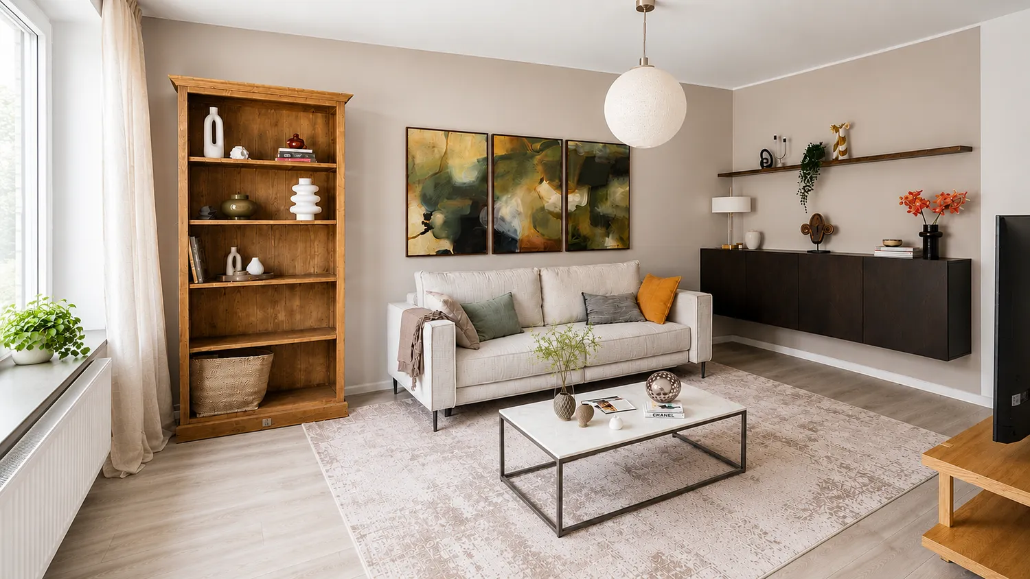 3 Zimmer Wohnung mit 60 m² in Düsseldorf – Bild 1