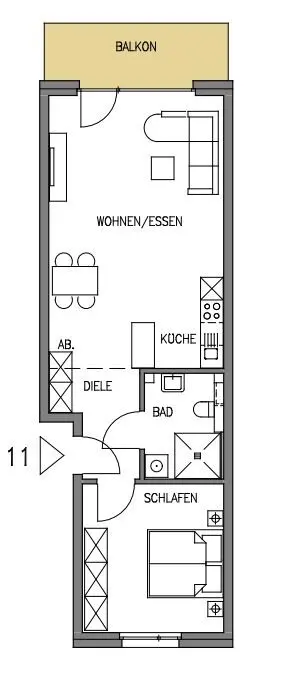 2 Zimmer Wohnung mit 60 m² in Bielefeld – Bild 10