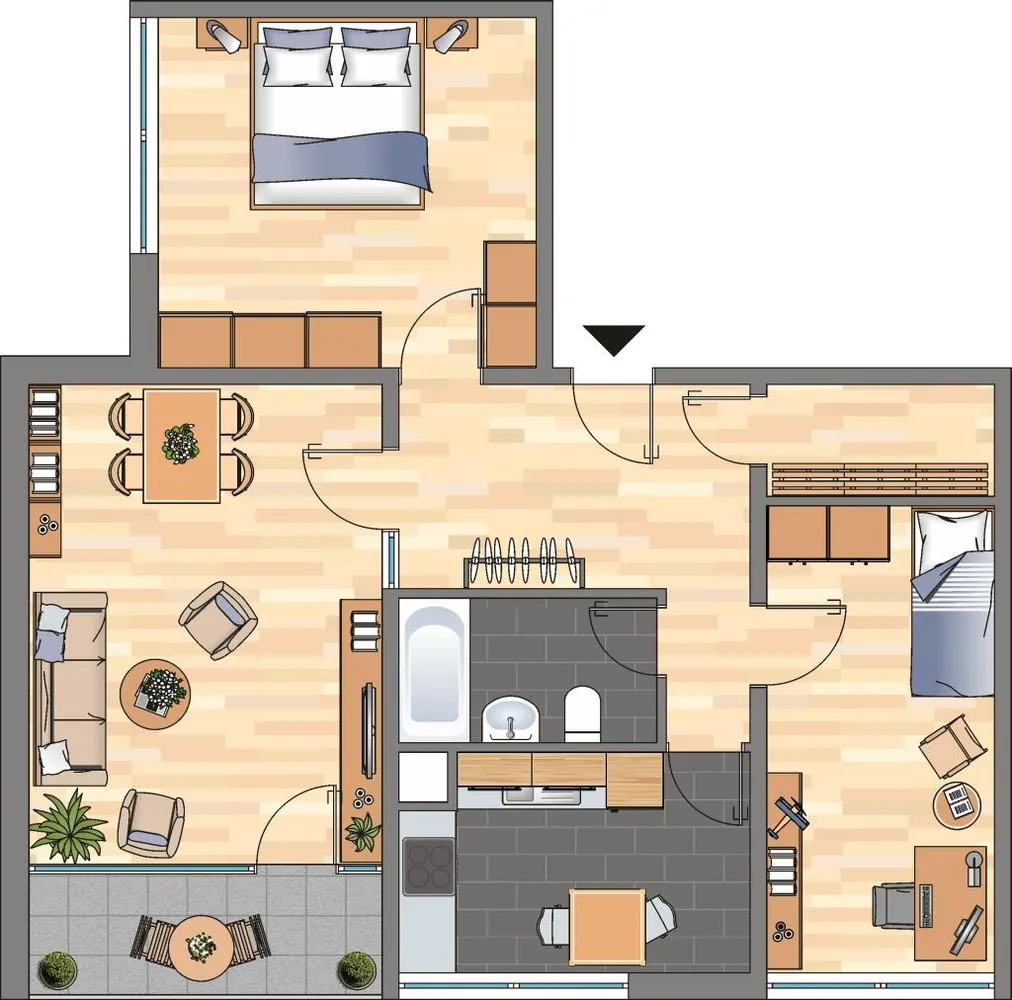 3 Zimmer Wohnung mit 80 m² in Dortmund – Bild 9