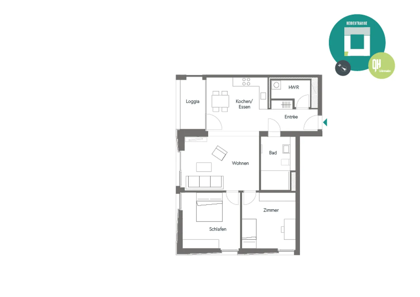 3 Zimmer Wohnung mit 87 m² in Berlin – Bild 2